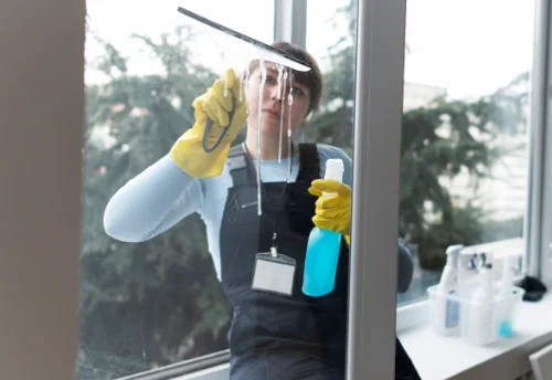 Nettoyage de vitres intérieures et extérieures à Laheycourt